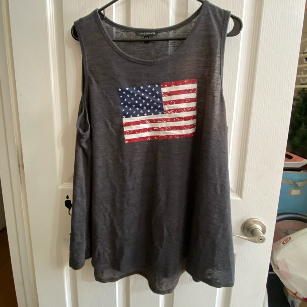 Lane Bryant Flag Tank Top